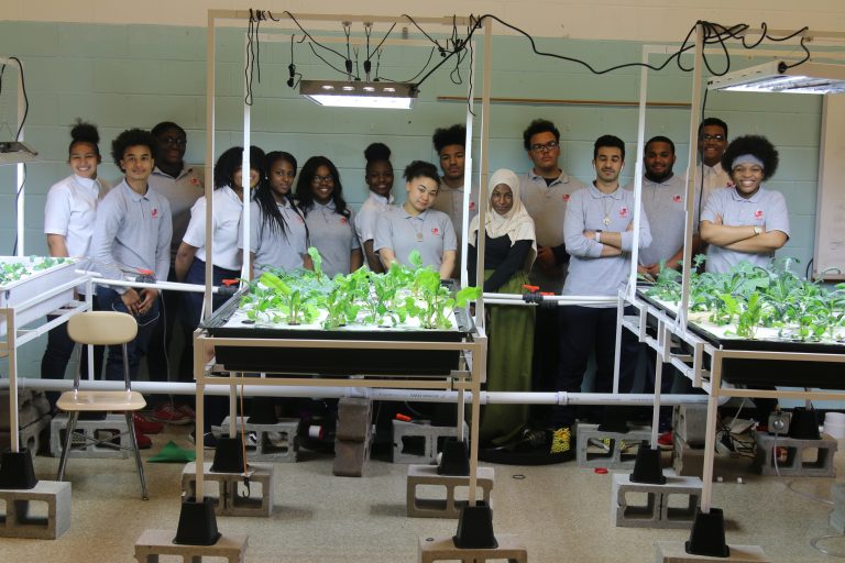 students glean ‘multi-faceted learning’ from aquaponics